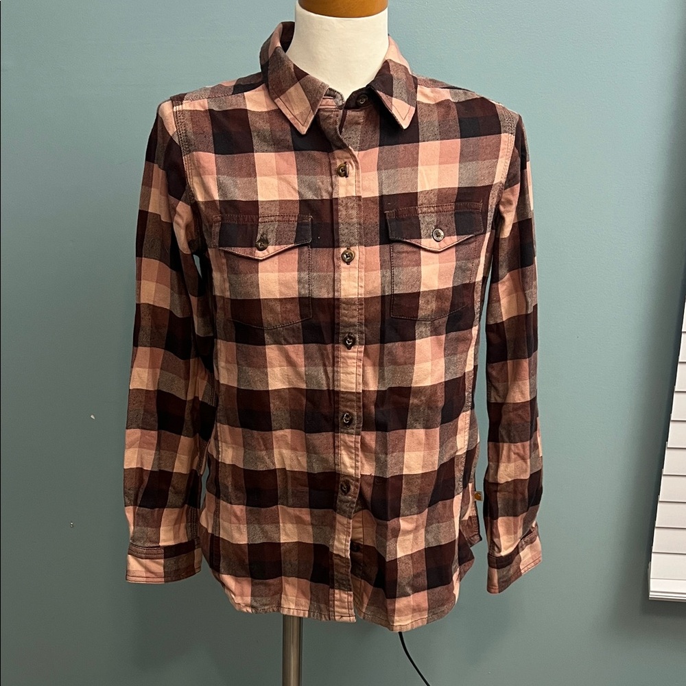 Carhartt Women’s Plaid Button-Up Shirt sz S(4/6)